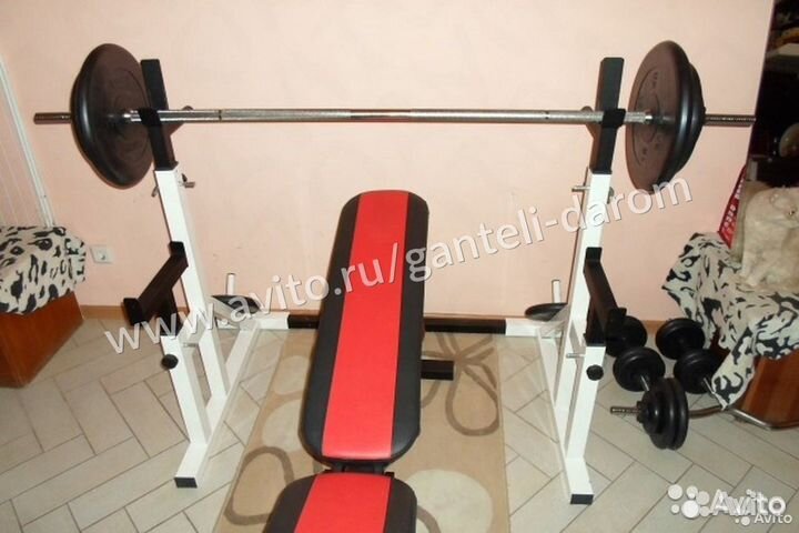 Тренажер для грудных мышц и доп блины