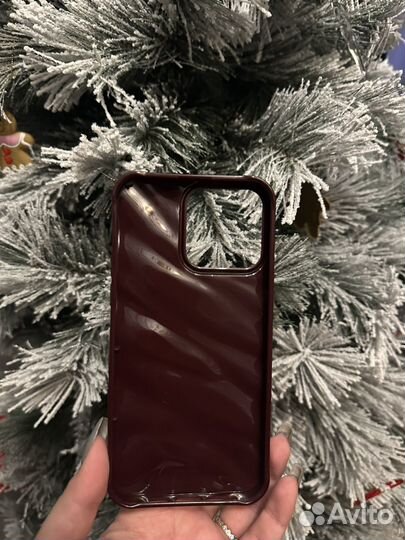 Вишневый чехол на iPhone 14 про max, 15 про макс