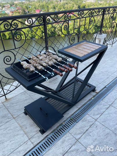 Мангал в стиле лофт