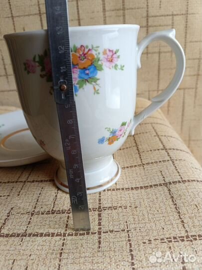 Чашка с блюдцем дулево СССР