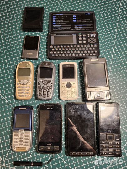 Лавка древности: старые телефоны nokia htc