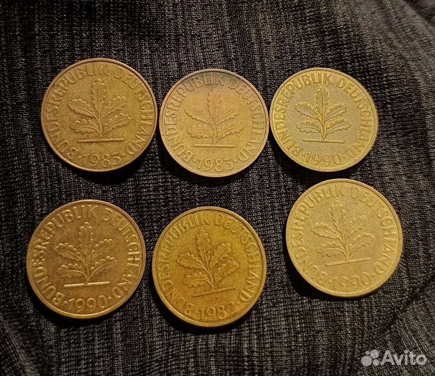 Монеты pfennig