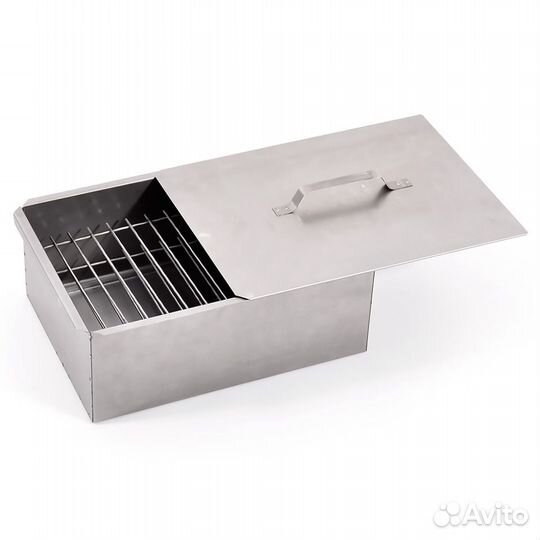 Коптильня(нержавейка) двухъярусная 480х280х270 мм