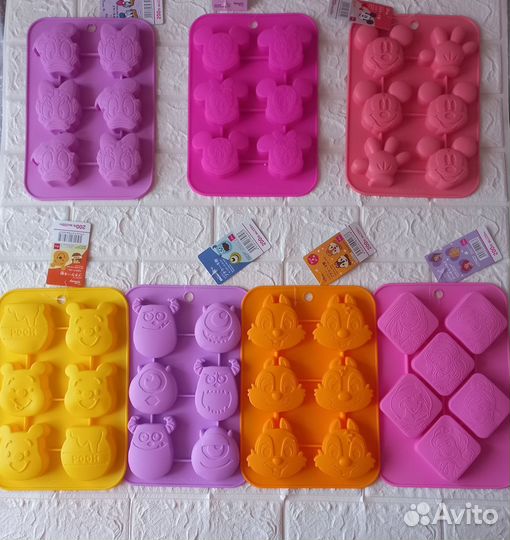 Формочки силиконовые. Бурундуки Дисней