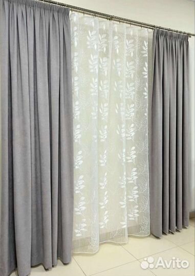 Шторы новые (2штуки)