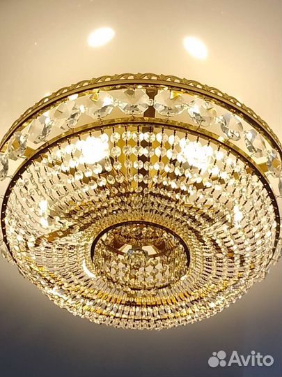 Люстра хрустальная богемия чехия