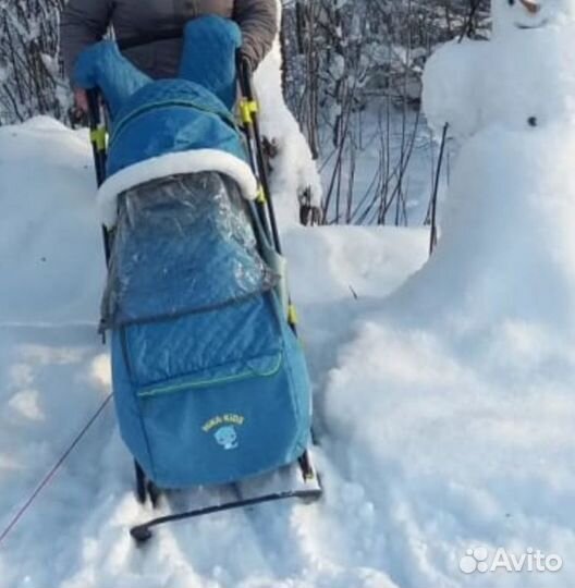 Санки коляска ника 7-3