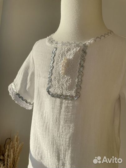 Крестильная рубашка на заказ