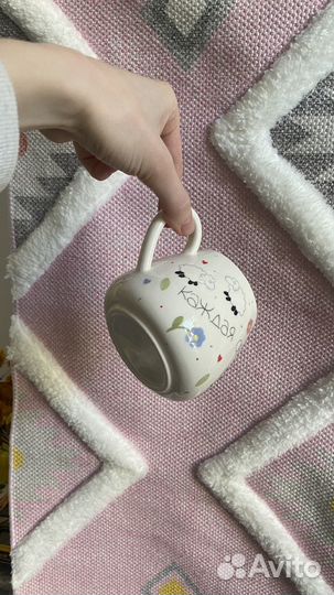 Весёлая чашка про овечек