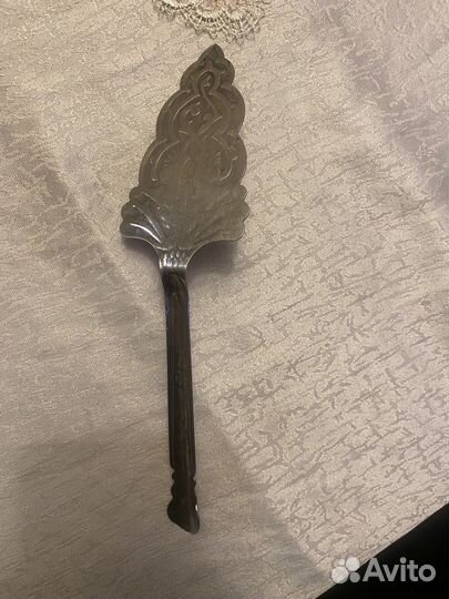 Лопатка для торта винтаж мельхиор СССР