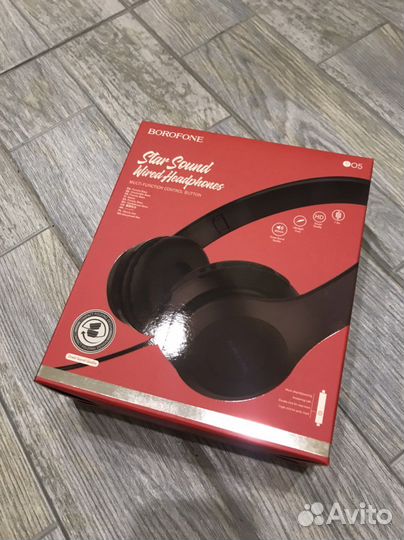 Наушники проводные Borofone