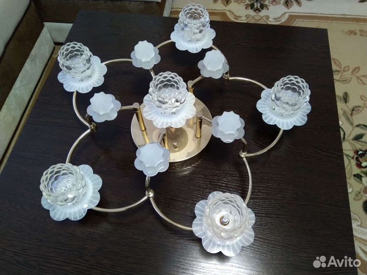 Люстра потолочная бу