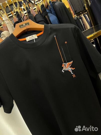 Футболка мужская hermes