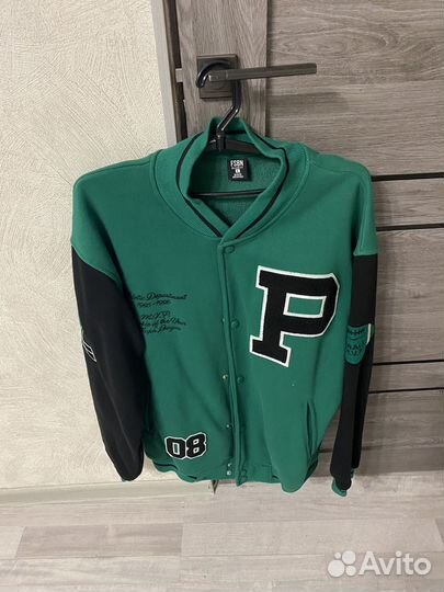 Бомбер зеленый