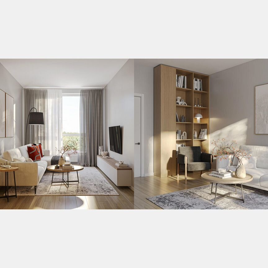 2-к. квартира, 58,1 м², 4/9 эт.