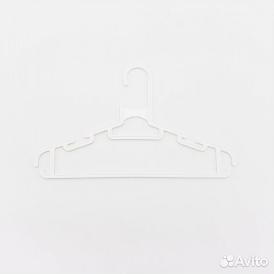 Вешалка детская с крючками белая