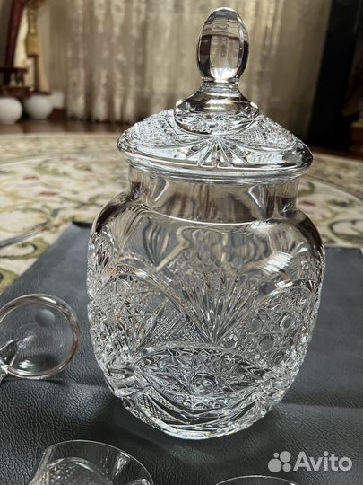 Крюшонница хрусталь новая