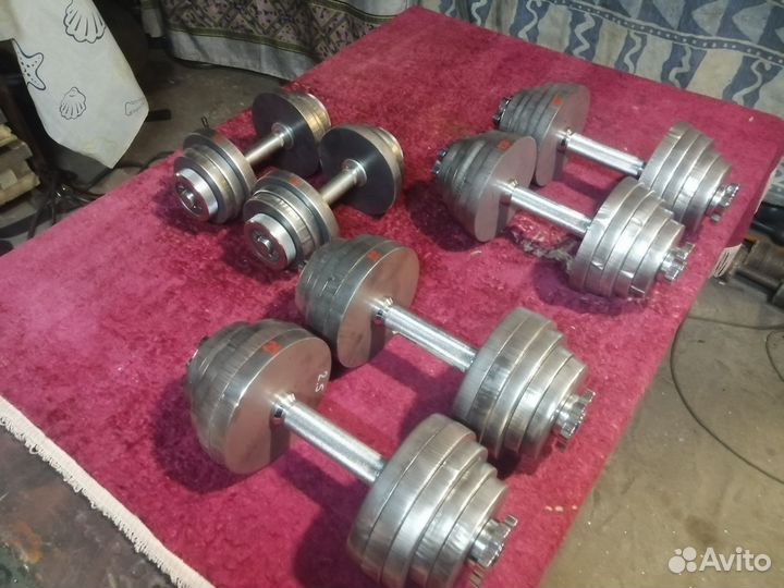 Гантели разборные 21. 19.11кг