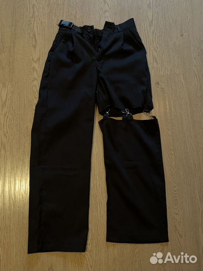 Брюки с разрезом