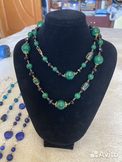 Бусы из натуральных камней