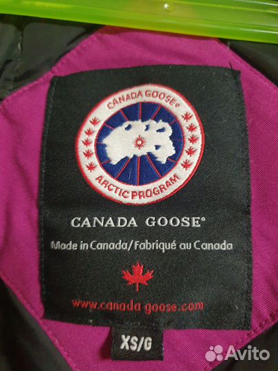 Пуховик-парка Canada goose размер xs/s