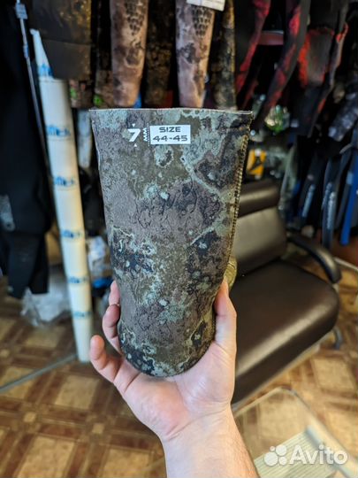 Неопреновые носки 7мм для подводной охоты