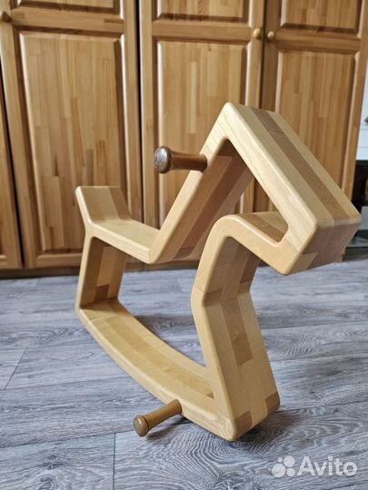 Лошадка качалка деревянная