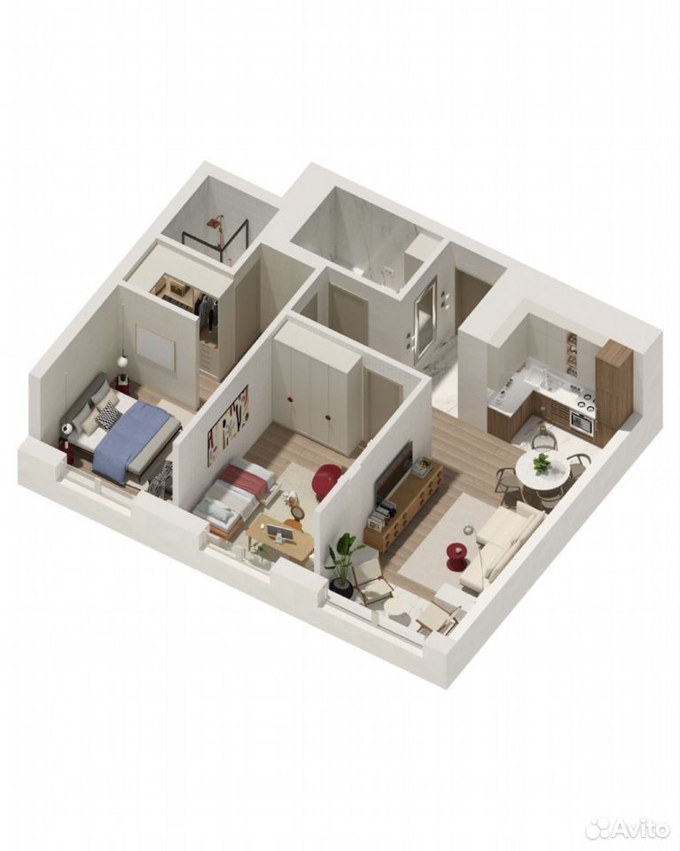 2-к. квартира, 69,6 м², 11/21 эт., Обнинск