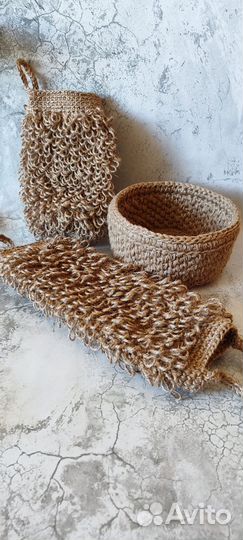 Мочалка ручной работы