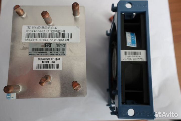 Комплект для второго CPU HP ML350 G6