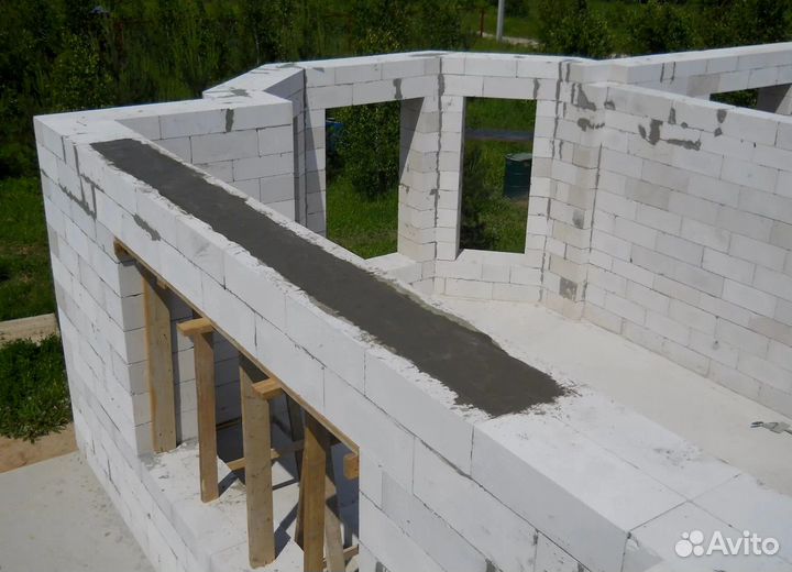 Газобетонные блоки 600 x 300 x 100 мм