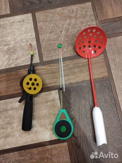 Оснащенные зимние удочки