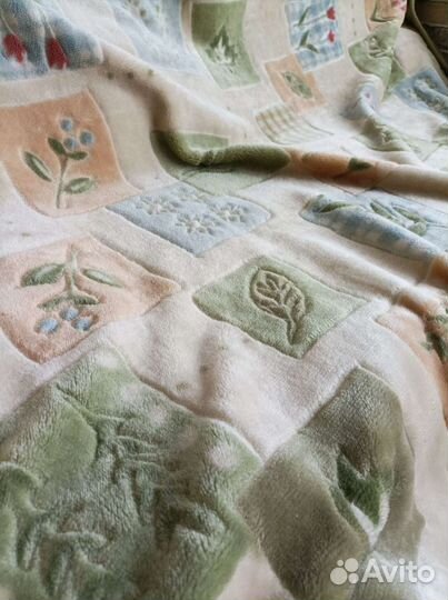 Плед покрывало плюшевый