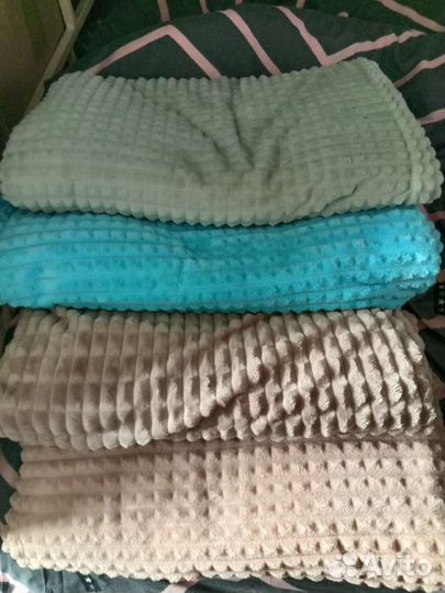 Плед кубики и ананасики