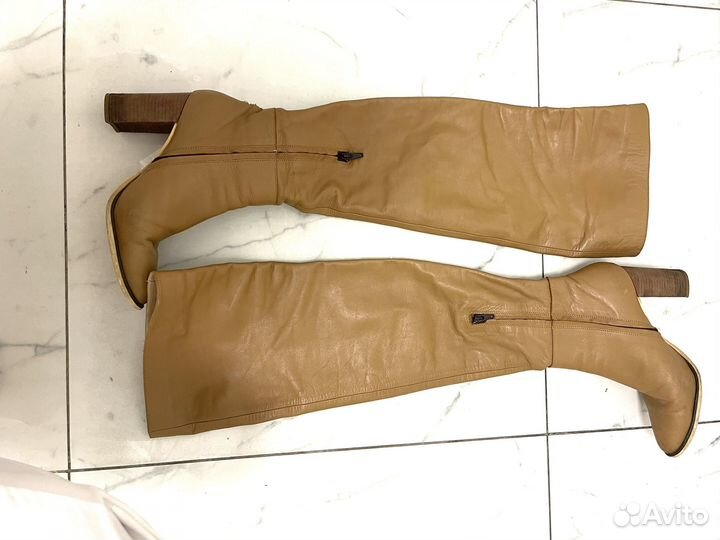 Ботфорты натуральная кожа 39