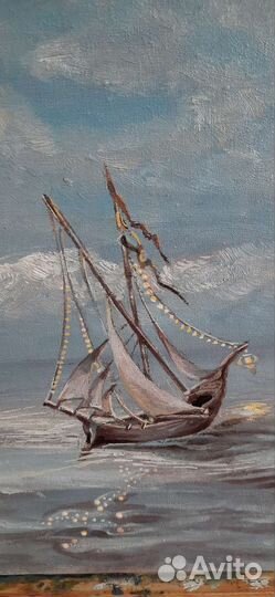 Белый парус, картина ZhNataly