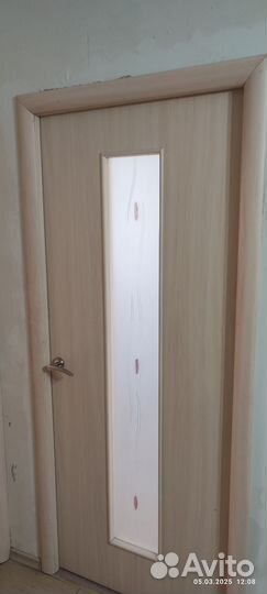 Межкомнатные двери бу 70 см с коробкой