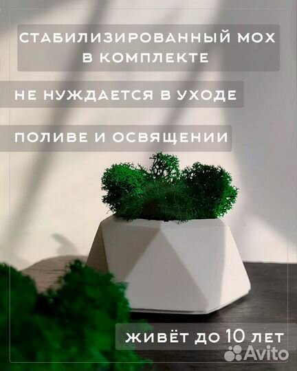 Гипсовое кашпо