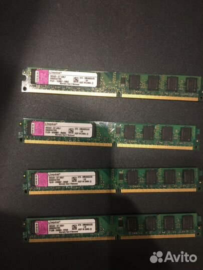 Оперативная память Kingston DDR3/DDR2 2Gb