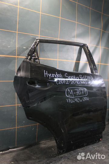 Дверь задняя правая - Hyundai Santa FE 3