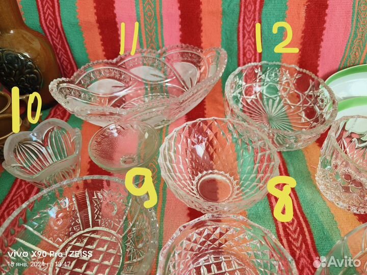 Столовая посуда (хрусталь, стекло, фарфор,керамика