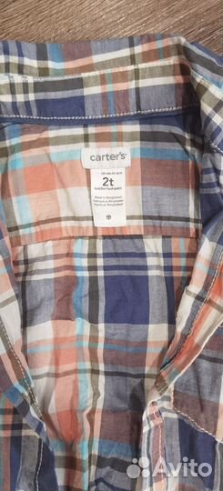 Рубашка на 2-3 года carters и вещи на мальчика