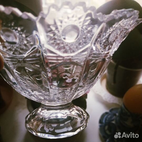 Ваза хрустальная Bohemia новая