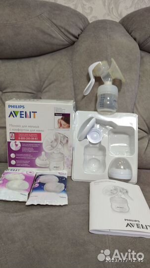 Молокоотсос philips avent ручной