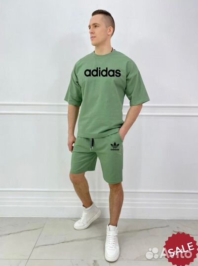 Спортивный костюм adidas (футболка+шорты)