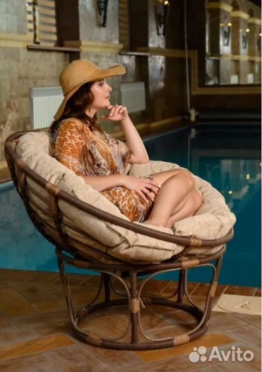 Садовое кресло, Искусственный ротанг