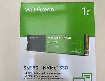 SSD накопитель WD Green SN350 1tb