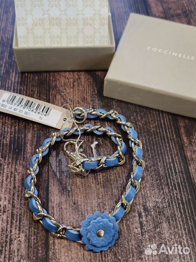 Coccinelle браслет с кожей