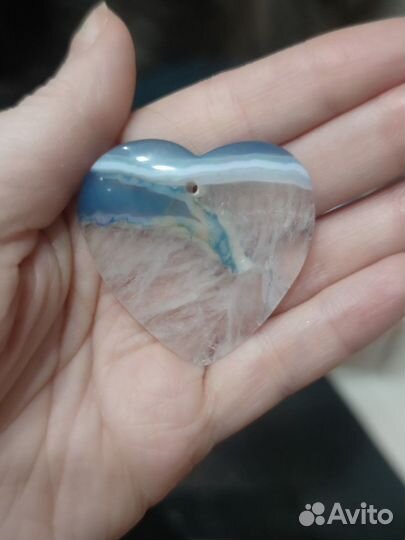 Морозный агат Сердце