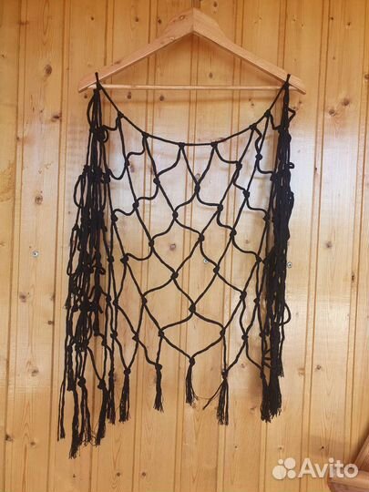 Шаль сетка в стиле бохо